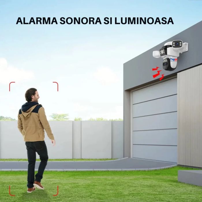 Camere de Supraveghere cu Panou Solar, 4G 12 MP Zoom 10X