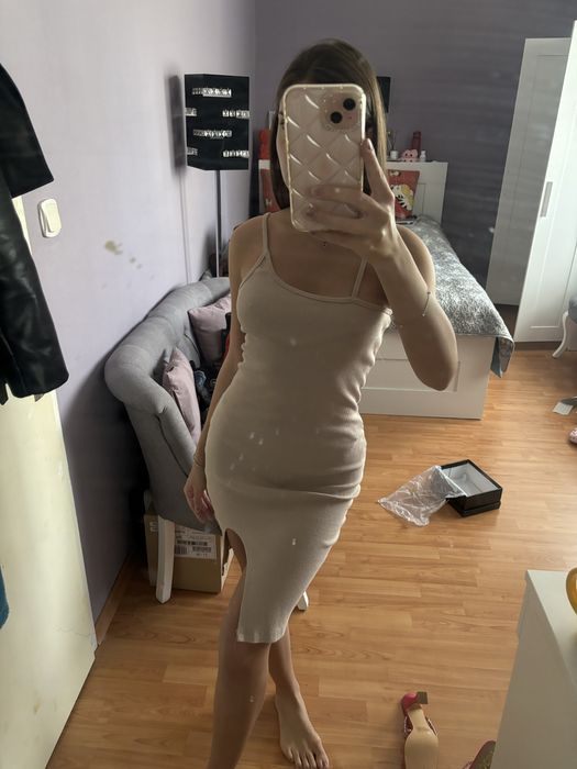 Дамска рипсена рокля