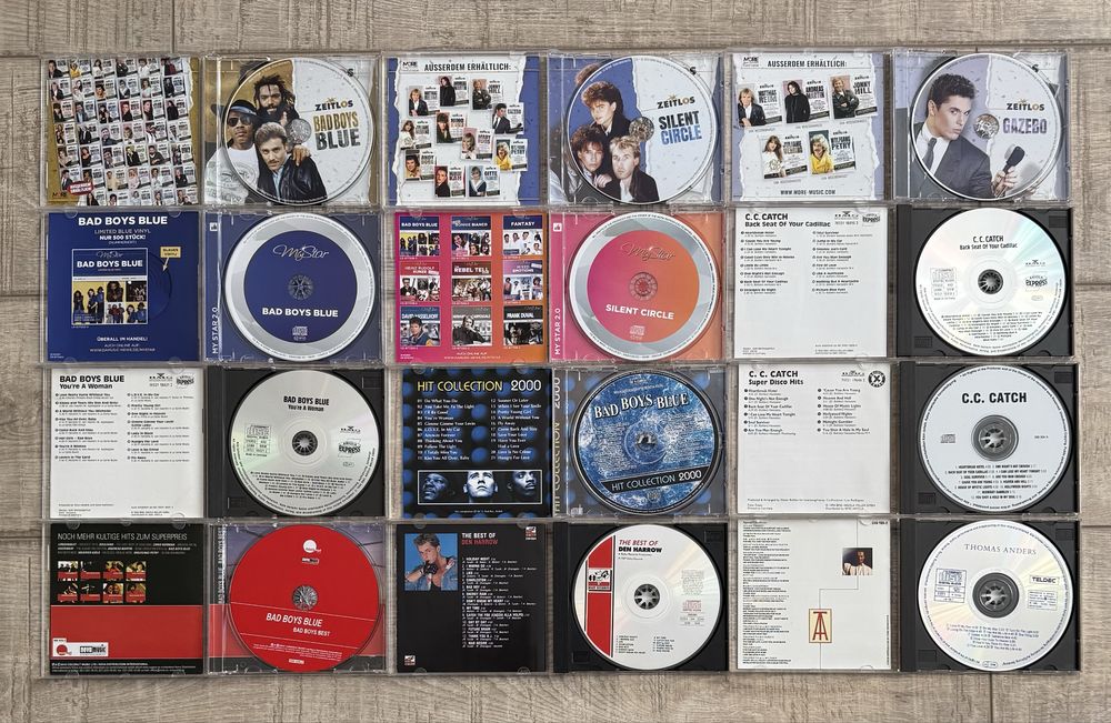 Lot 24 cd italo-disco Silent Circle/CC Catch/Bad Boys Blue/Den Harrow