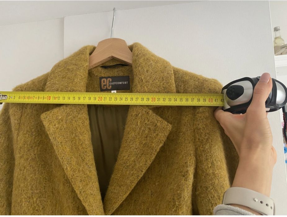 Палто с 80% вълна, ХS, ново