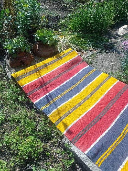 traversa tesuta manual 110 ani vechime- patrimoiu zona Vlasca