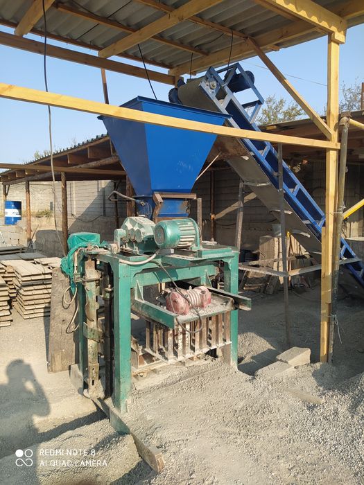 Станок пескаблока шлакаблока