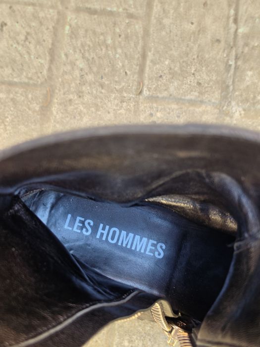 Les Hommes Кожени боти 42