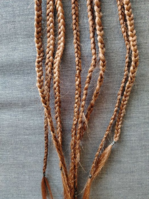 Опашка за коса с ластик и плитки