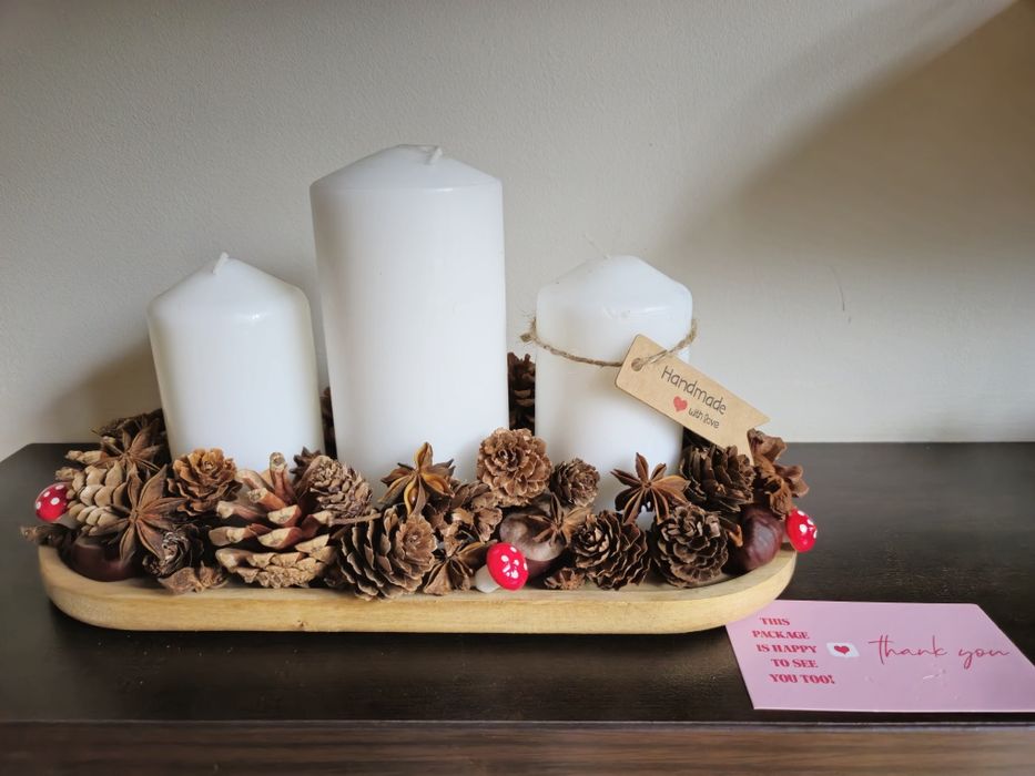 Ръчно изработена коледна декорация