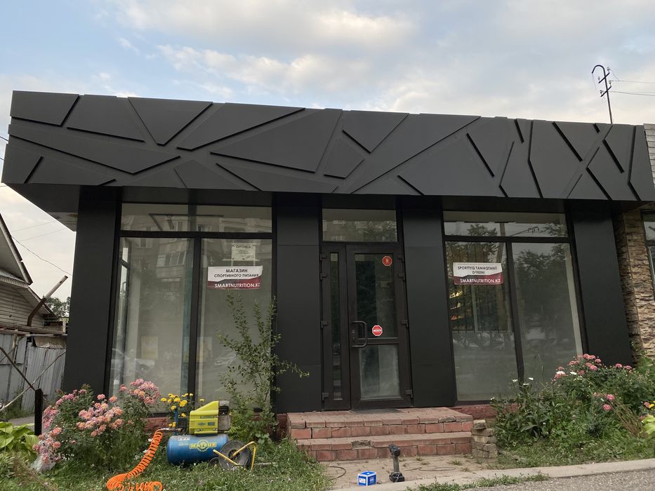 Алюкобонд установка монтаж алюкабонд демонтаж фасад парапед ...