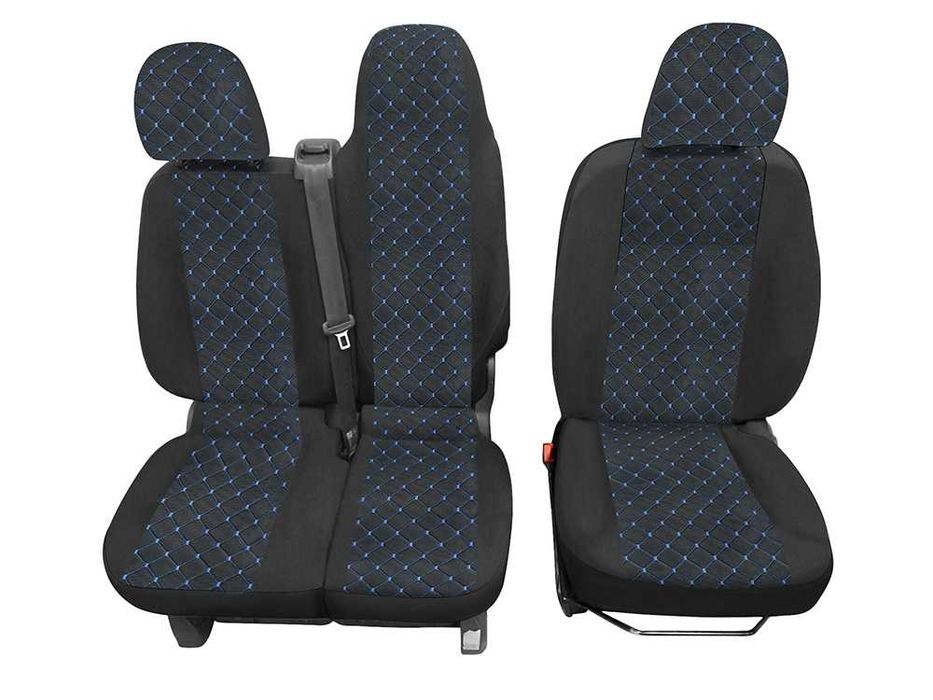 Тапицерия Капитоне за Opel Vivaro / Опел Виваро 2014+ 2+1 3 Цвята