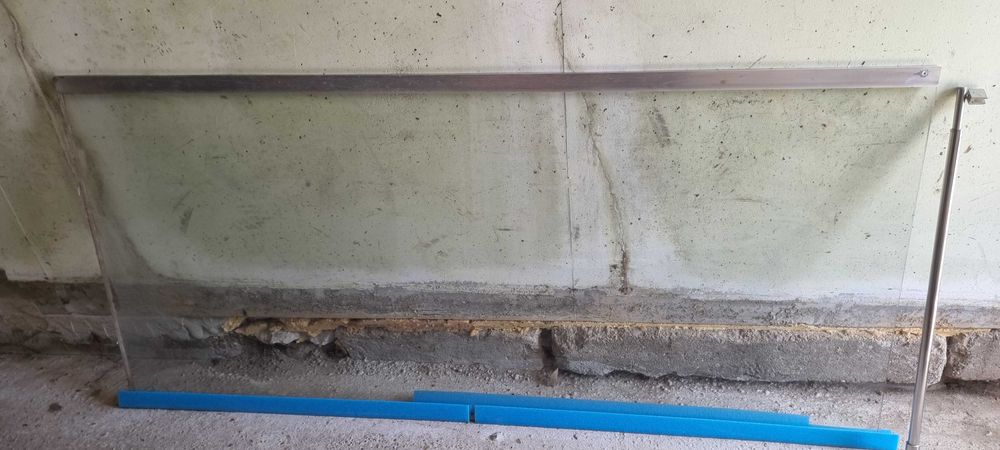 Стационарен параван за баня / Стъкло за баня