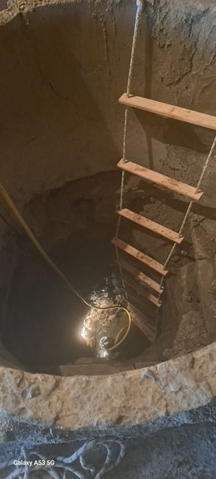 Ръчно почистване на кладенци, герани, бунари