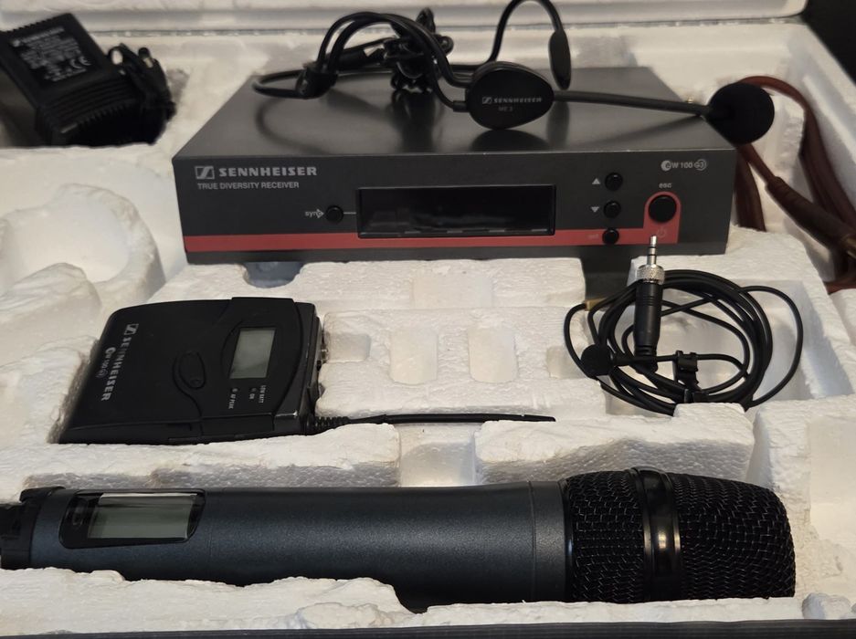 Sennheizer G3 , G4 receiver emitator, microfon, headset, lavaliera. Receiver g3 range C 734-776