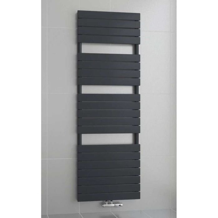 Дизайнерска лира за баня 1000x500 мм | Плоска | Антрацит или Бял