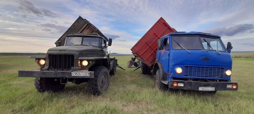 Вывоз мусора самогрузом. (Варавайкой) 2в1