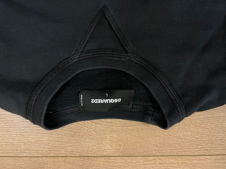 Dsquired2 мъжка черна блуза с дълъг ръкав