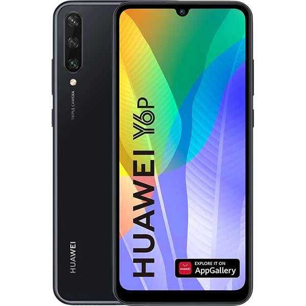 Telefon Huawei Y6P 64GB Dual SIM 6.3" Negru Black, Green Verde, Nou Sigilat