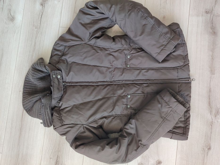 Дамско кафяво яке Sisley и панталони размер S/М