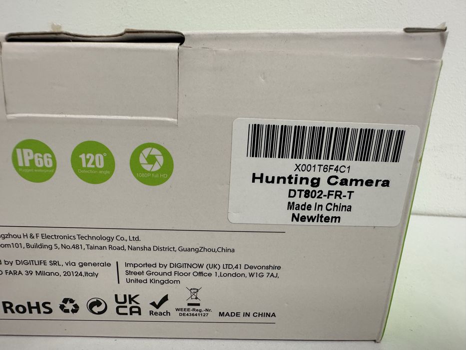 GardePro E8 Black Flash HD 64MP Wifi Bluetooth Trail Camera