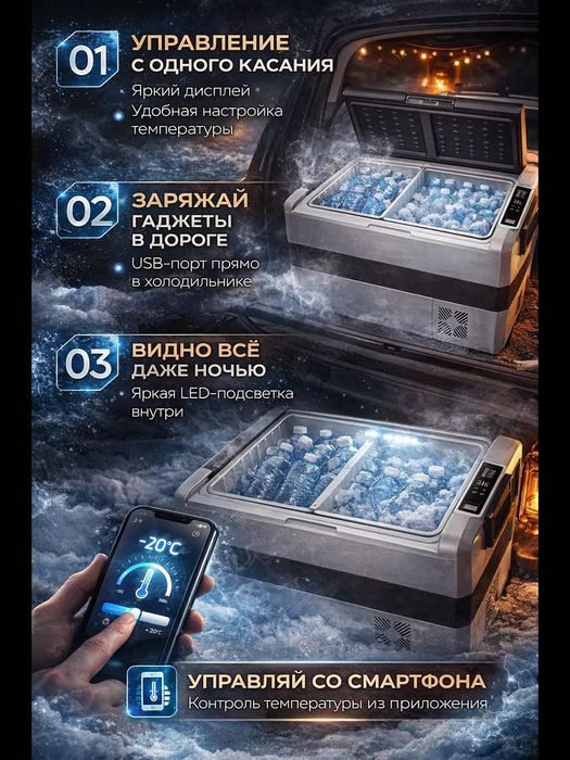 Автомобильный холодильник T-60