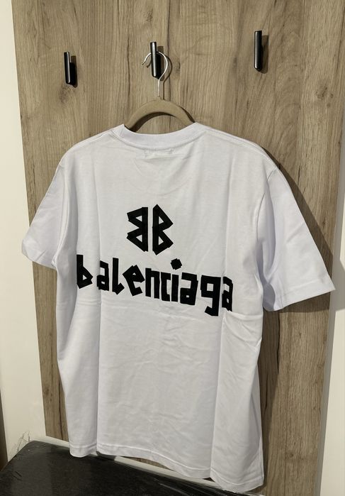 Tricou Balenciaga Alb*EXEMPLAR