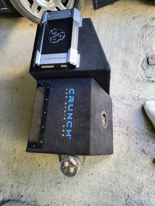 Boxe  Bass Crunch USA+Stație Crunch