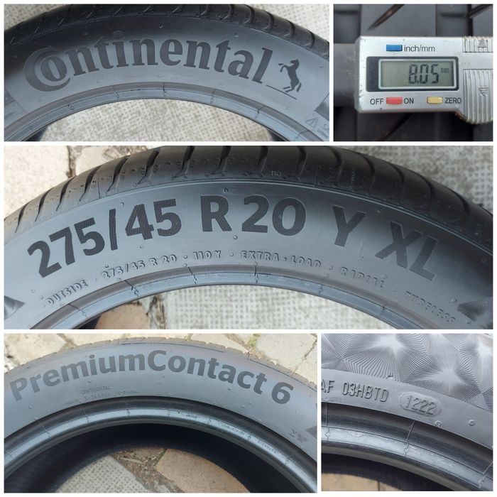 O bucată 275/45 R20 vară - una Bridgestone Continental