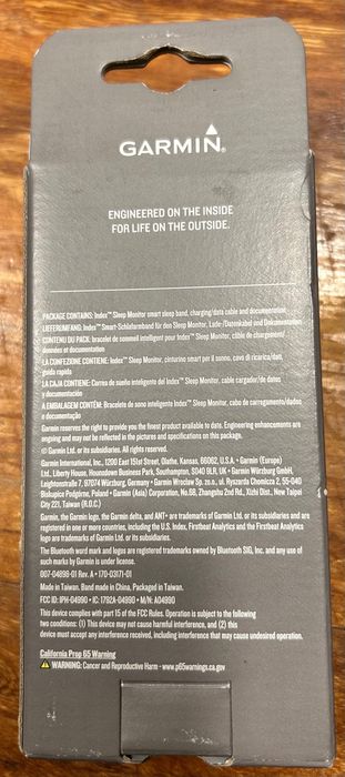 Garmin senzor somn