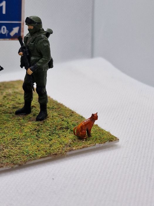 Диорама (макет) ,,Битката за Донецк" мащаб 1/35