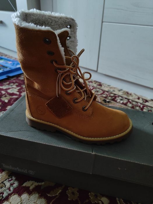 Очень теплый ботинка timberland 32p