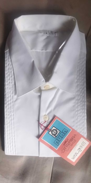 рубашка нарядная банкетная свадебная 54-56 раз. Болгария СССР