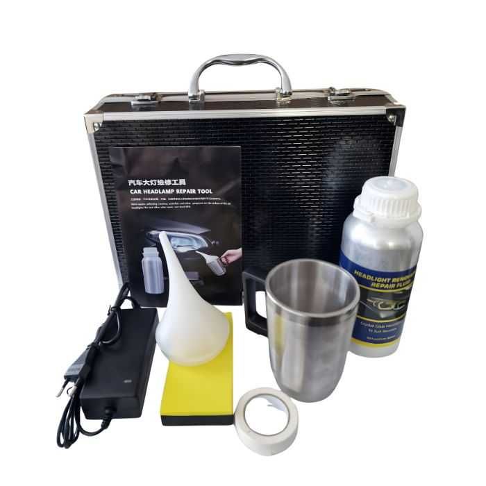 Професионален комплект за възстановяване и полиране на фарове