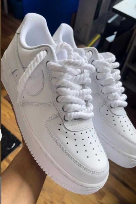 Adidasi Nike AirForce 1 Custom Rope Laces