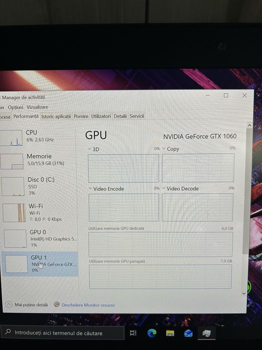 Laptop gaming| i7gen6| 16gb ram ddr4| GTX1060 6gb