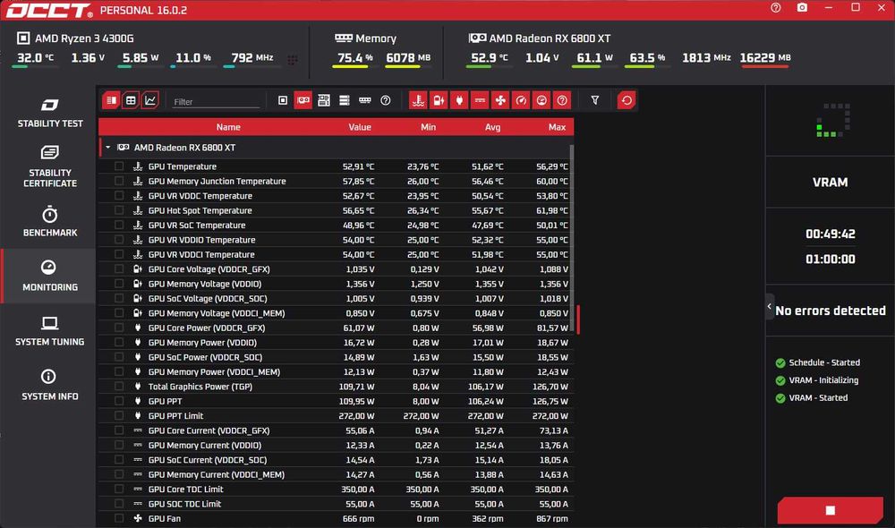Видео карта Asrock 6800 XT Phantom Gaming, 16GB GDDR6 AMD Radeon