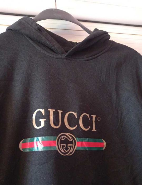 Оригинална фланела с качулка Gucci