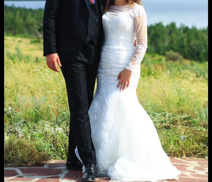 Свадебное платье, платье-рыбка