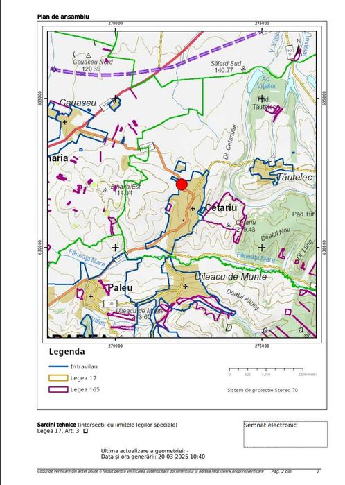 Teren intravilan Cetariu Jud. Bihor