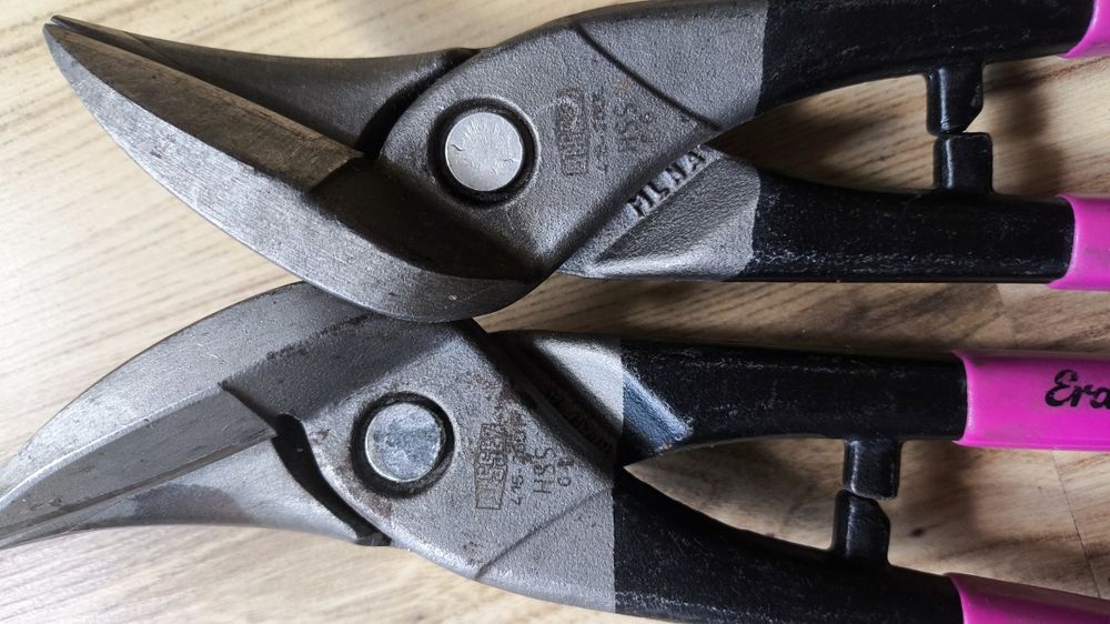 Лява и дясна ножици за рязане на ламарина ERDI BESSEY