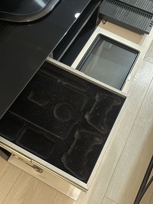 Тумба подставка под телевизор черная