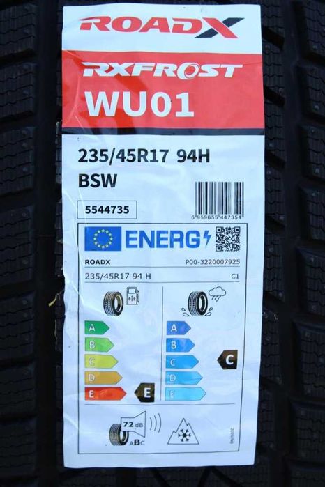 Anvelope iarna noi 235/45R17 94H, RoadX, DOT 2025