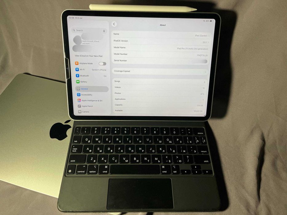 iPad Pro 11" M1 | 128GB + Magic Keyboard + Apple Pencil