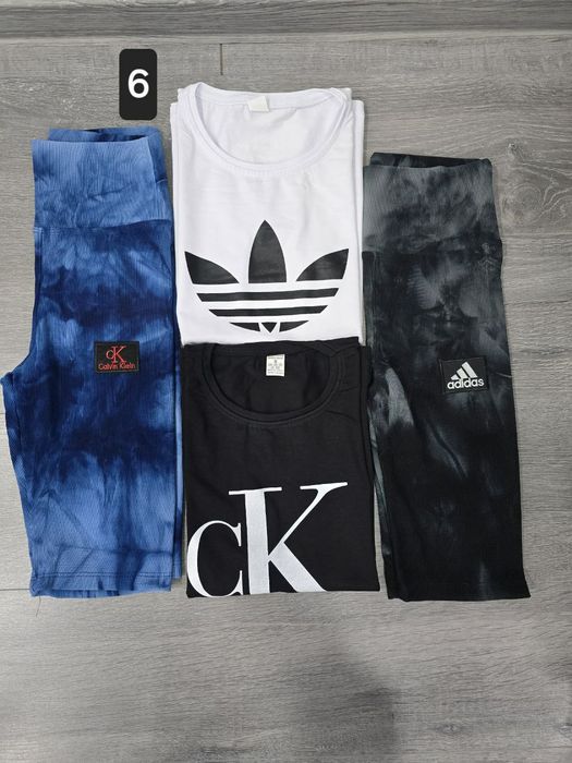 Set dama 4 piese 
Colanti scurti tetra+ tricou