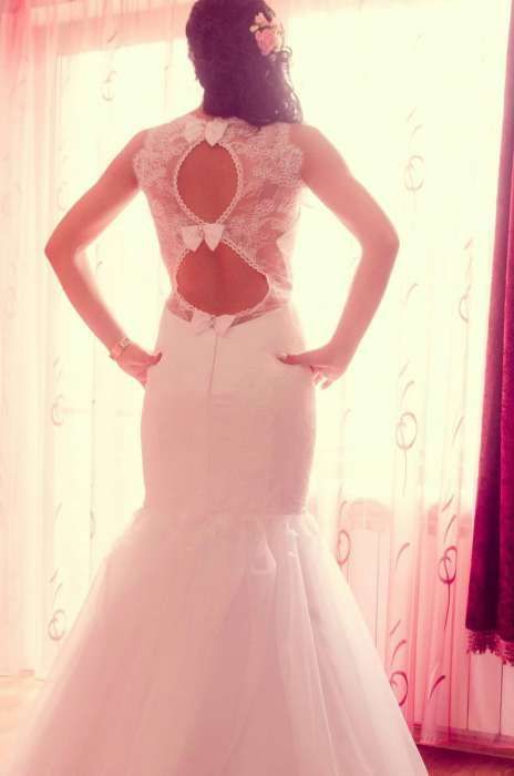 Rochie de mireasa 2 în 1- Tip sirena + fusta printesa