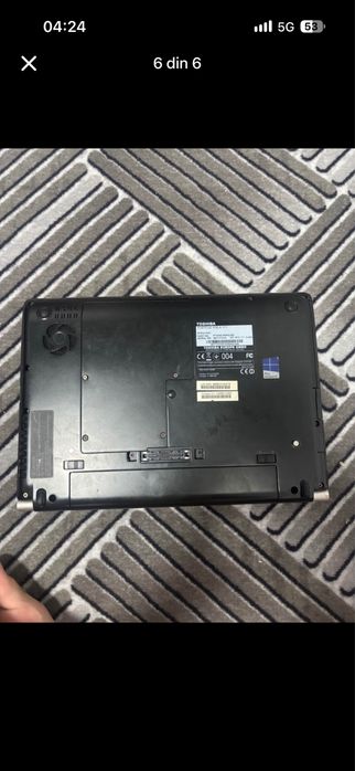 Laptop toshiba