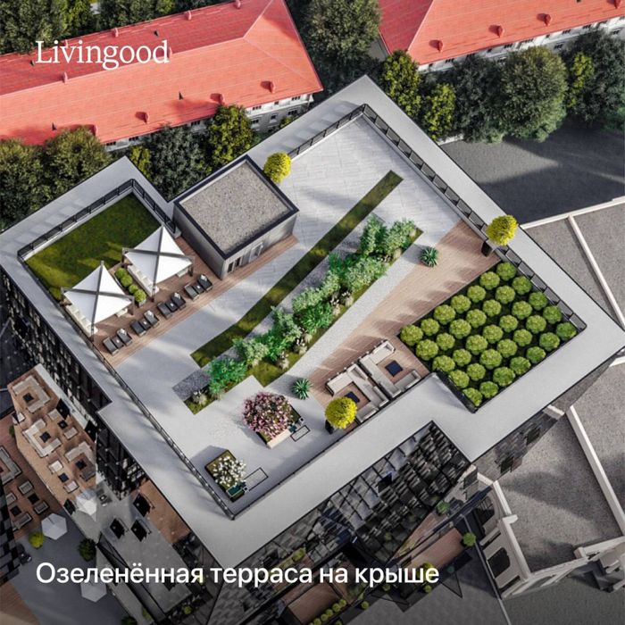 ЖК Livingood , квартира 2-х комнатная. 53м2.
