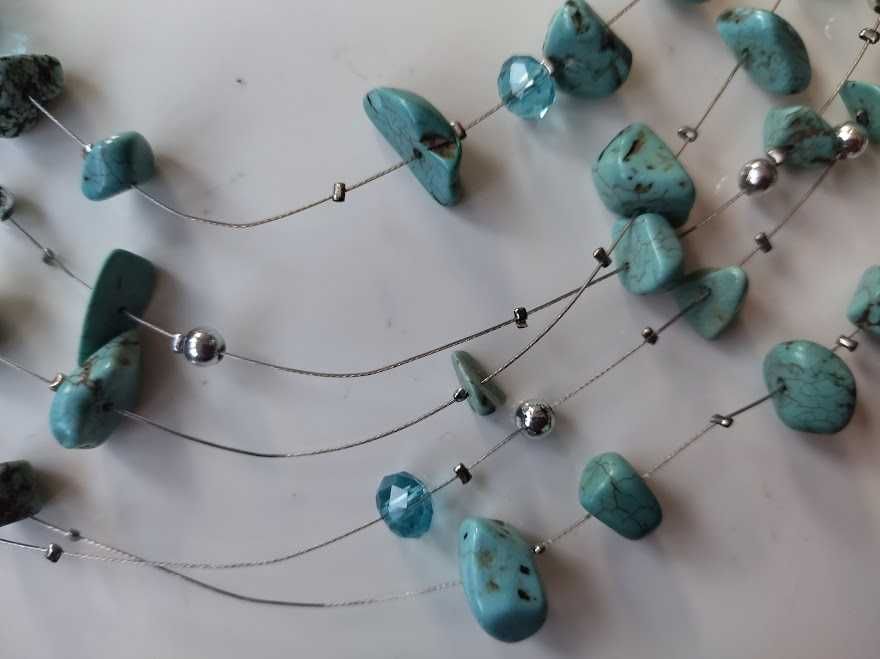 Колие и обеци- тюркоаз