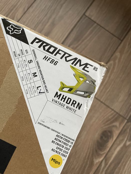 Велокаска Fox Proframe Rs Fullface