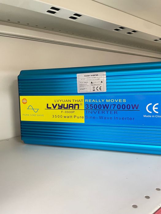 Инвертор Lvyuan, 7000W, 12V-220V, чиста синусоида
