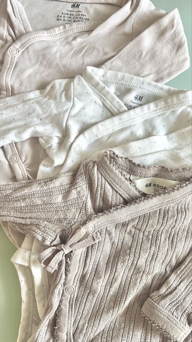 6 бр Бодита с дълъг ръкав 0-1 м