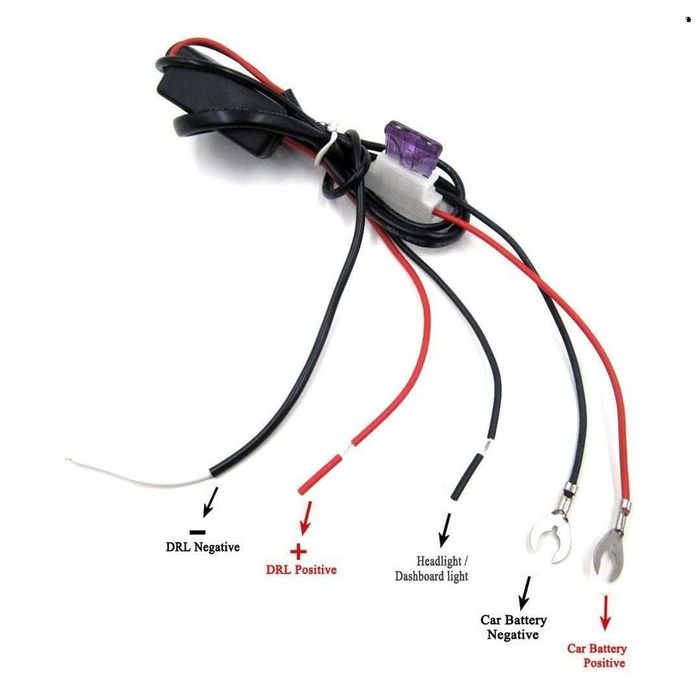 Автомобилно реле за LED дневни светлини с DRL контрол - 12V