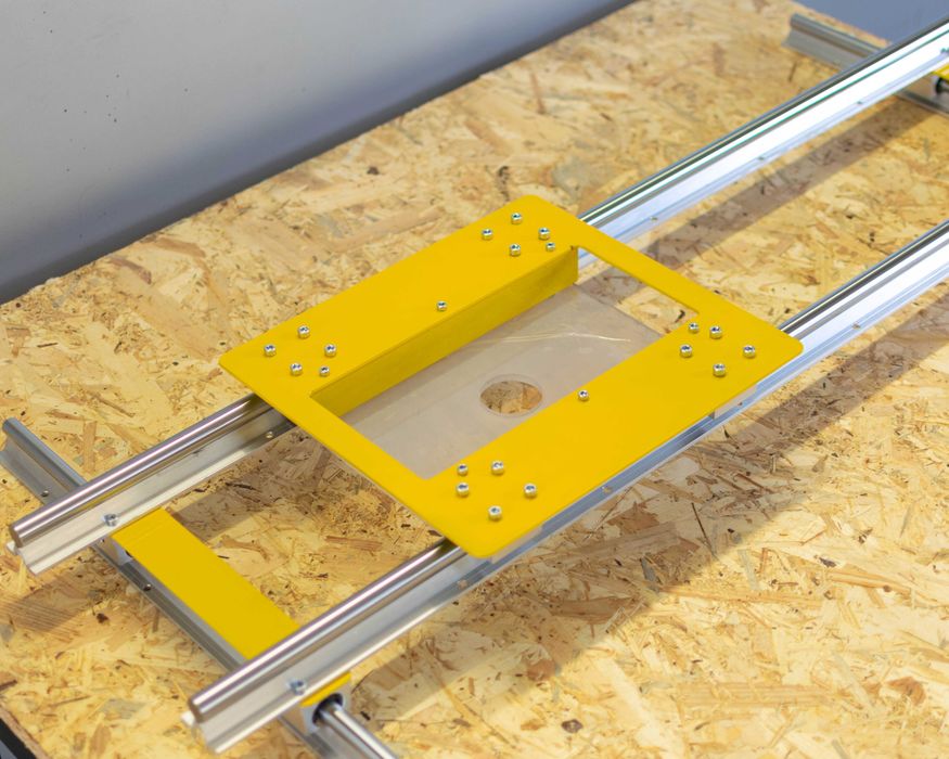 Sanie Frezare Profesională / Router Sled Aplanare Lemn Masiv / Blaturi