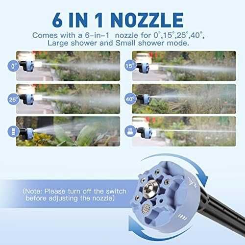 Безжична миячка под налягане CQWLKEJ почистване поливане на автомобил